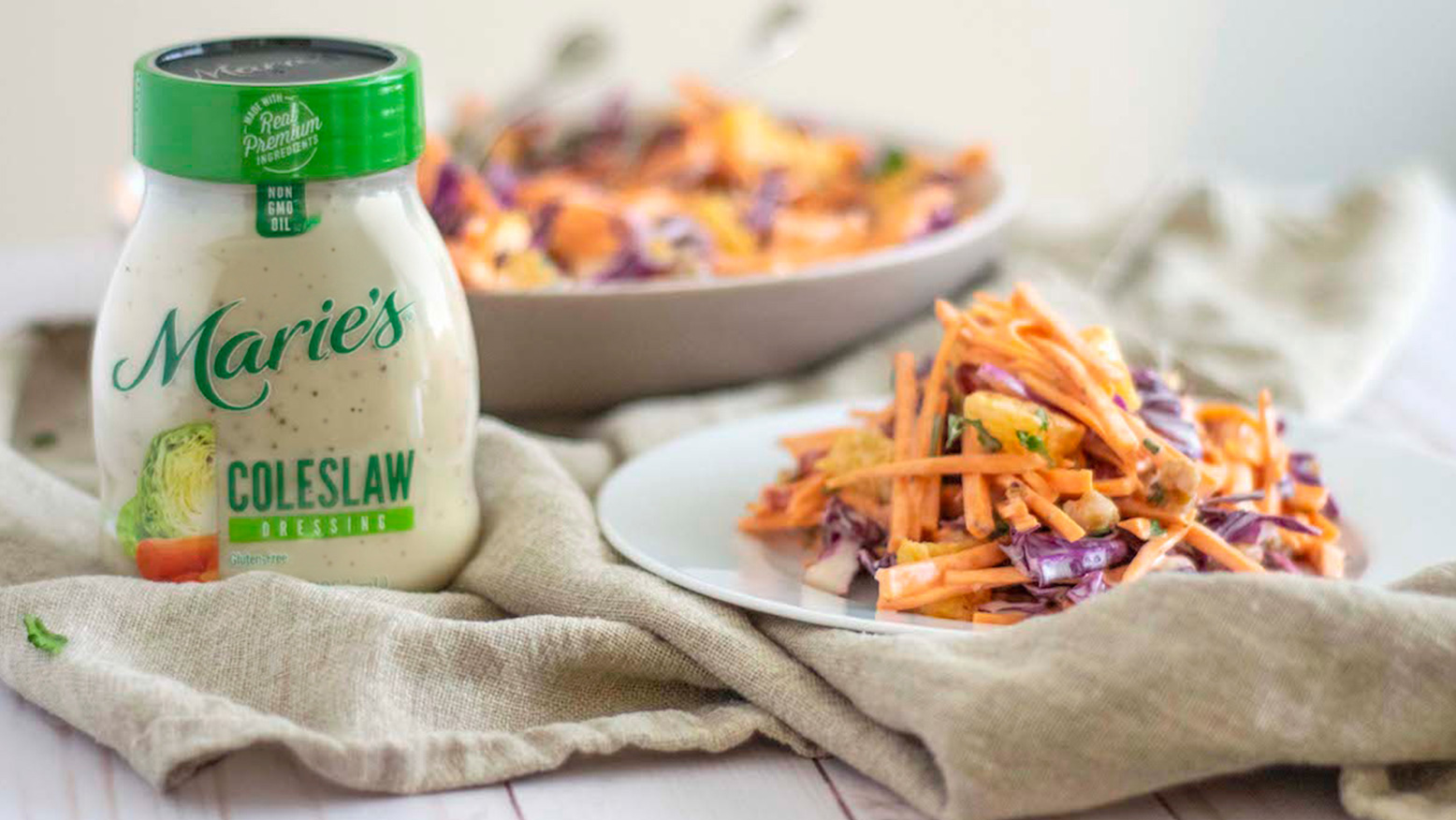 Marie S Original Coleslaw Dressing Sweet Potato Pomegranate Slaw