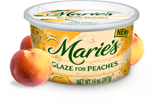 Try Marie's Peach Glaze.