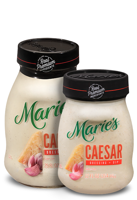 Try Marie’s Caesar dressing.