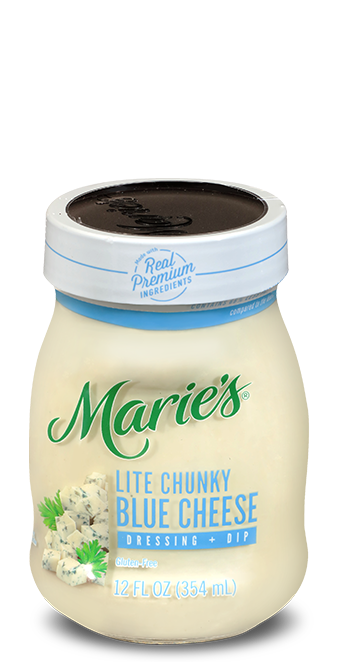 Try Marie's Lite Blue Cheese dressing.