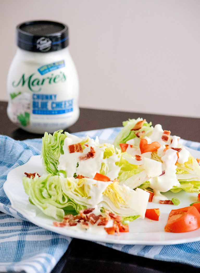 Marie’s Chunky Blue Cheese Dressing - Iceberg Wedge Salad