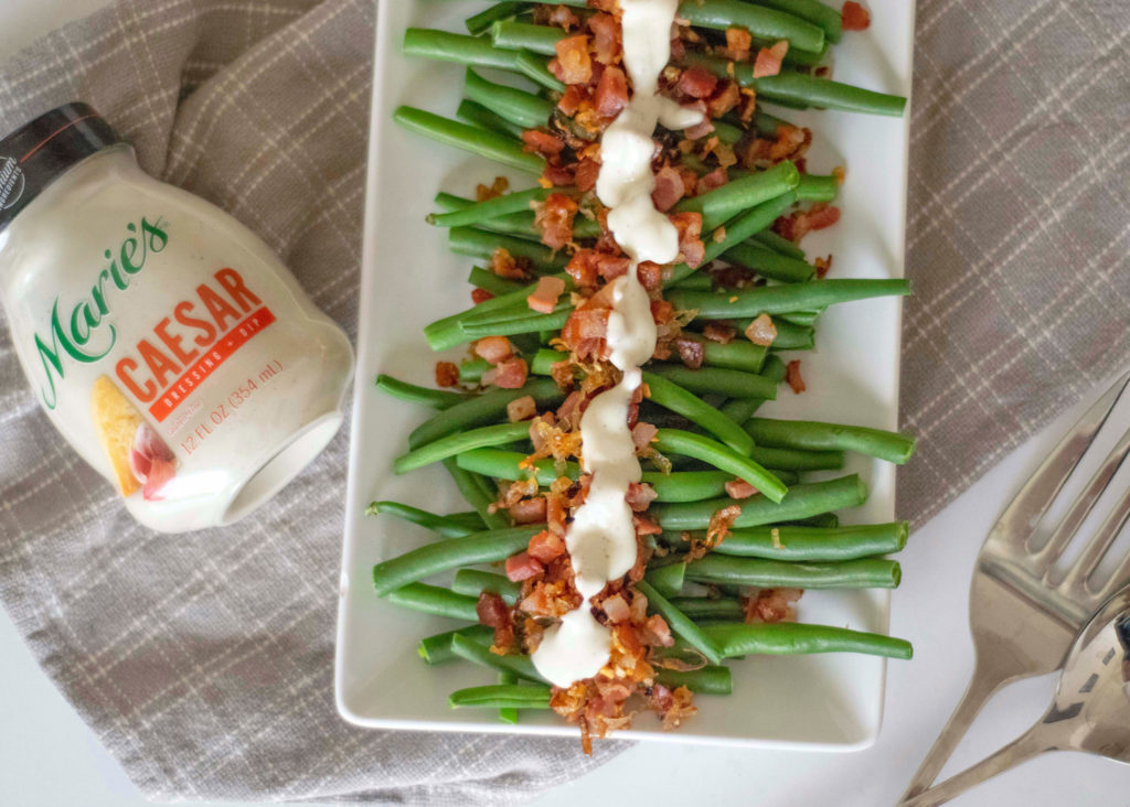 Marie’s Caesar Dressing Green Bean Pancetta Caesar Salad
