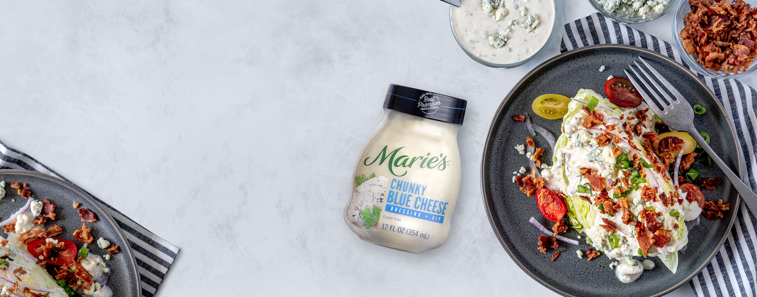 Try Marie's delicious dressings made with real, premium ingredients.