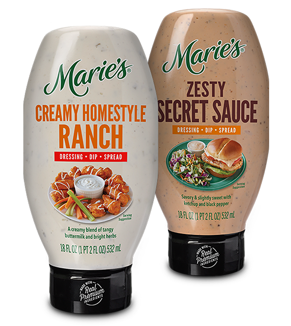 Marie's Salad Dressing Flavors - Made With Real, Premium Ingredients